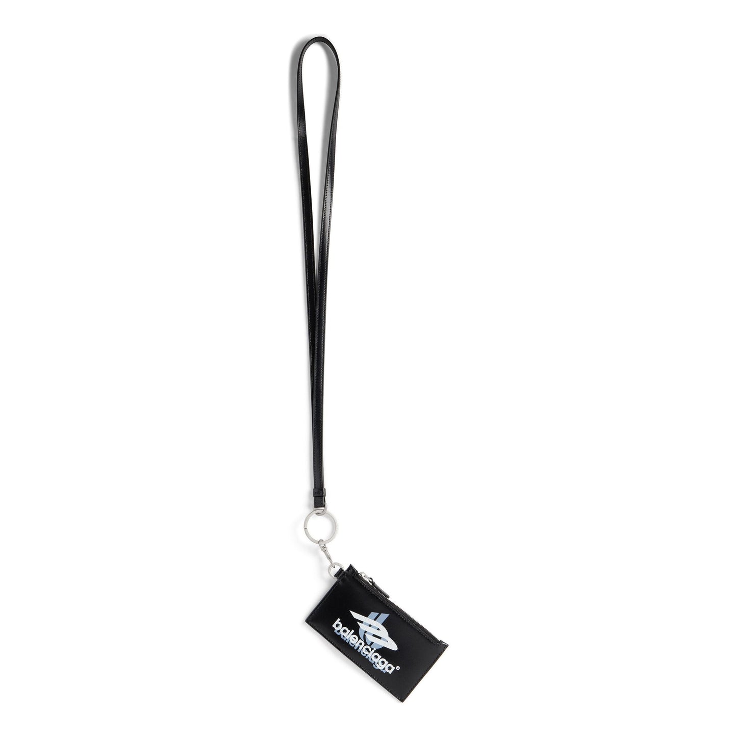 Balenciaga Cash Card Case On Keychain Box 'Black White' 5945482AAPK1090