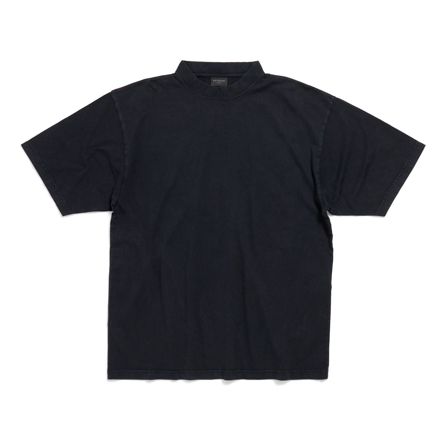 (WMNS) Balenciaga Hand-drawn T-shirt Medium Fit 'Black Faded' 764235TPVU41569