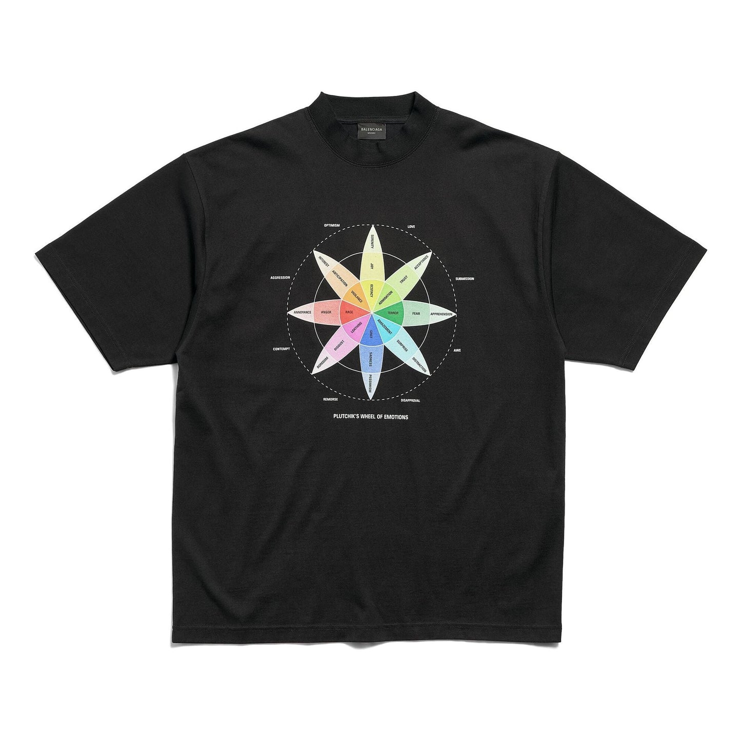 Balenciaga How Do You Feel T-shirt Medium Fit 'Black' 764235TQVS31055