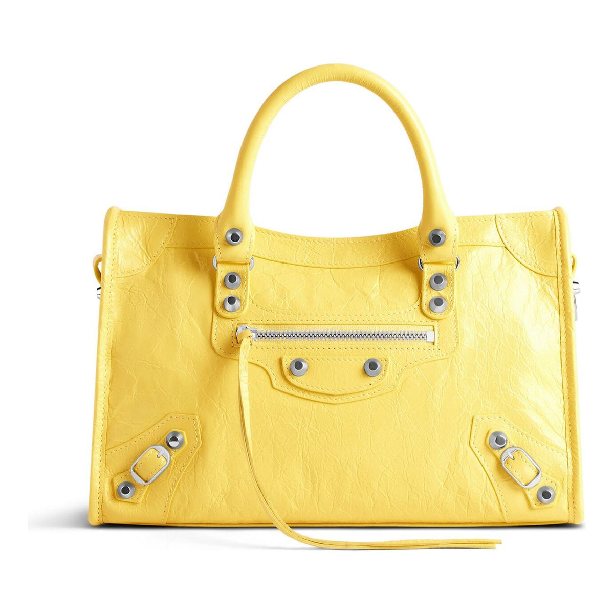 (WMNS) Balenciaga Le City Small Bag 'Yellow' 7977892AA9S3504