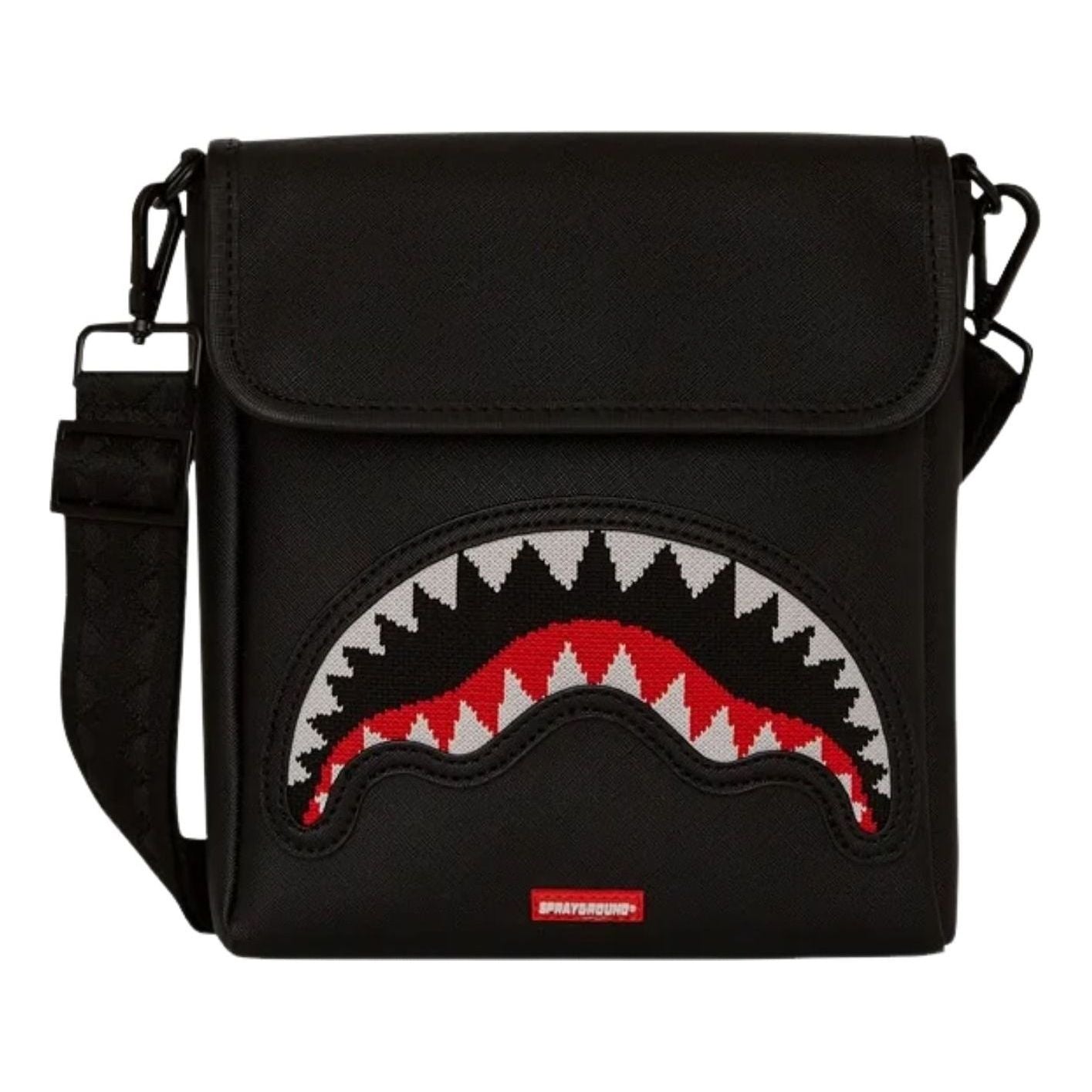 Sprayground Fly Knit Mouth Messenger Bag 'Black' 910B8026NSZ