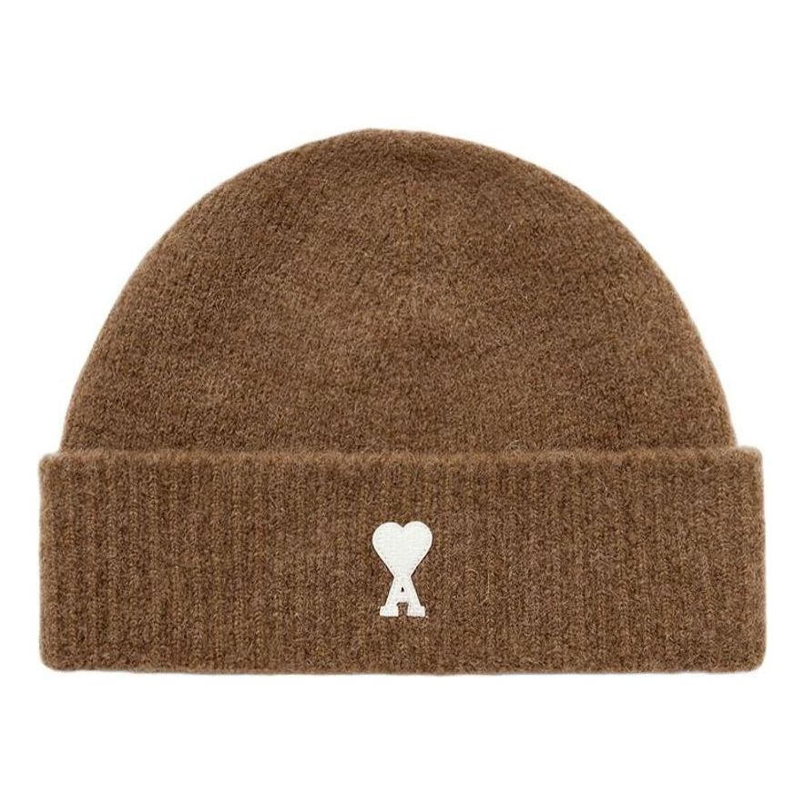 AMI FW25 De Coeur Beanie 'Brown' UBO005-KN0135-217