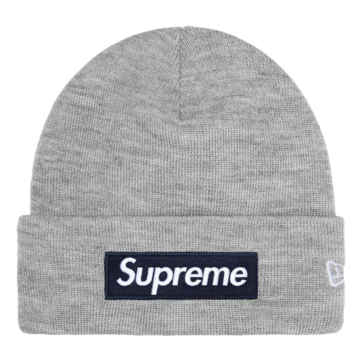 Supreme FW25 New Era Bo Logo Beanie 'Heather Grey' FW25BN5-HEATHER-GREY