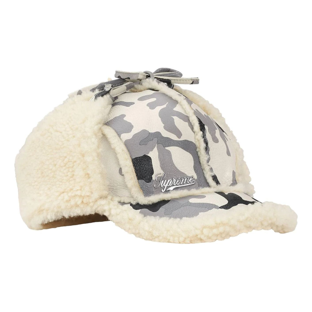 Supreme FW25 Shearling Lined Earflap Cap 'Snow Camo' SUP-FW25-1100-SNOW