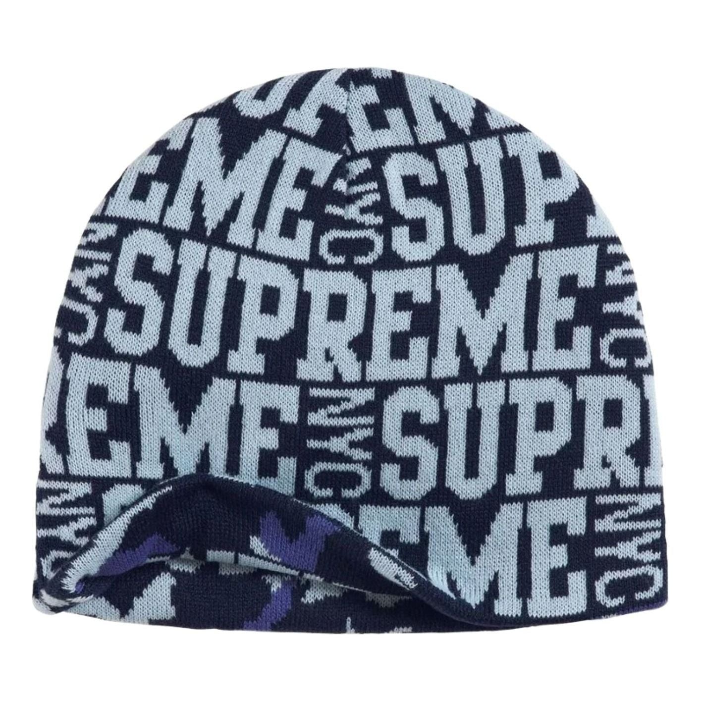 Supreme FW26 Reversible Camo Beanie 'Navy' SUP-FW26-1073-NVY