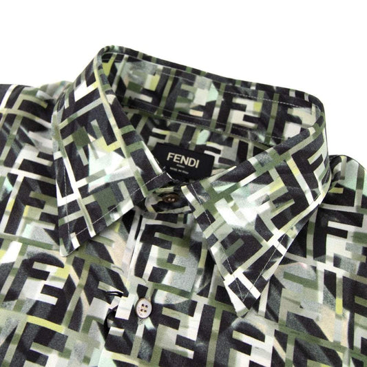 Fendi Camouflage FF Print Shirt