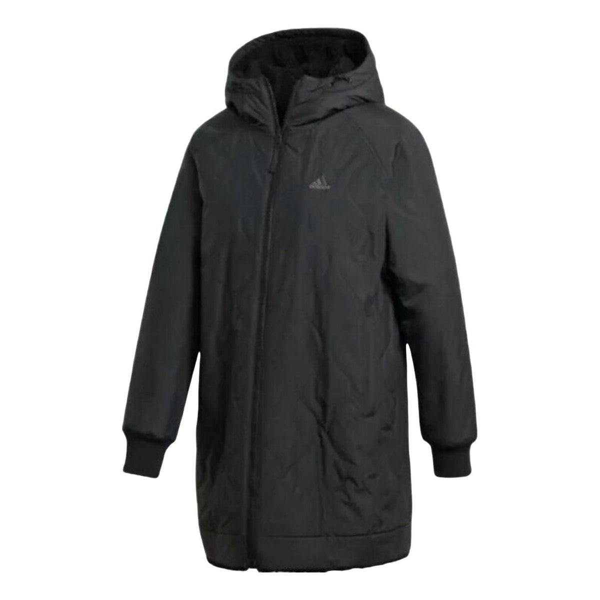 (WMNS) adidas Reversible Sherpa Jacket Asia Sizing 'Black' GI7954