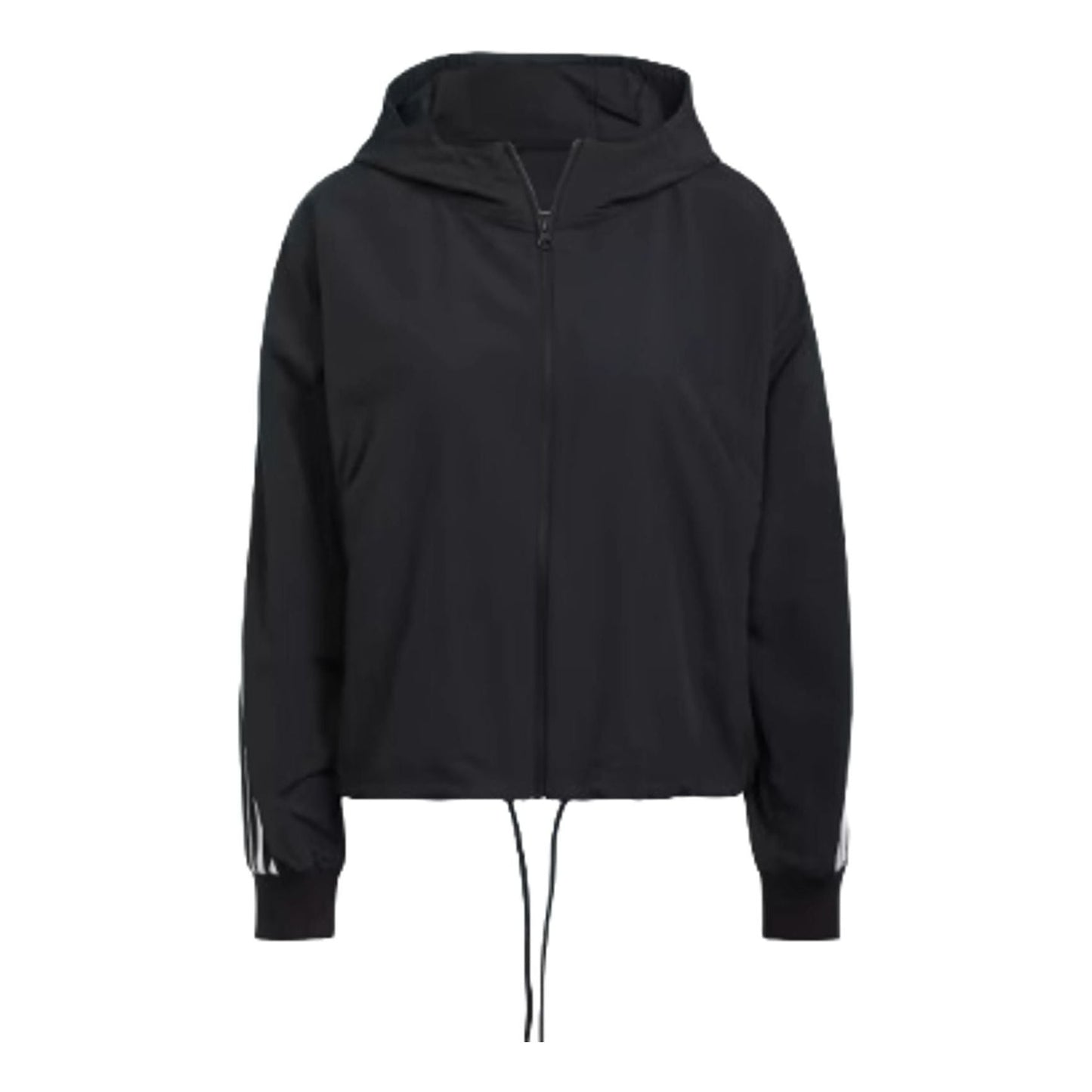(WMNS) adidas Sportswear Future Icons Woven Windbreaker Asia Sizing 'Black' HA8435