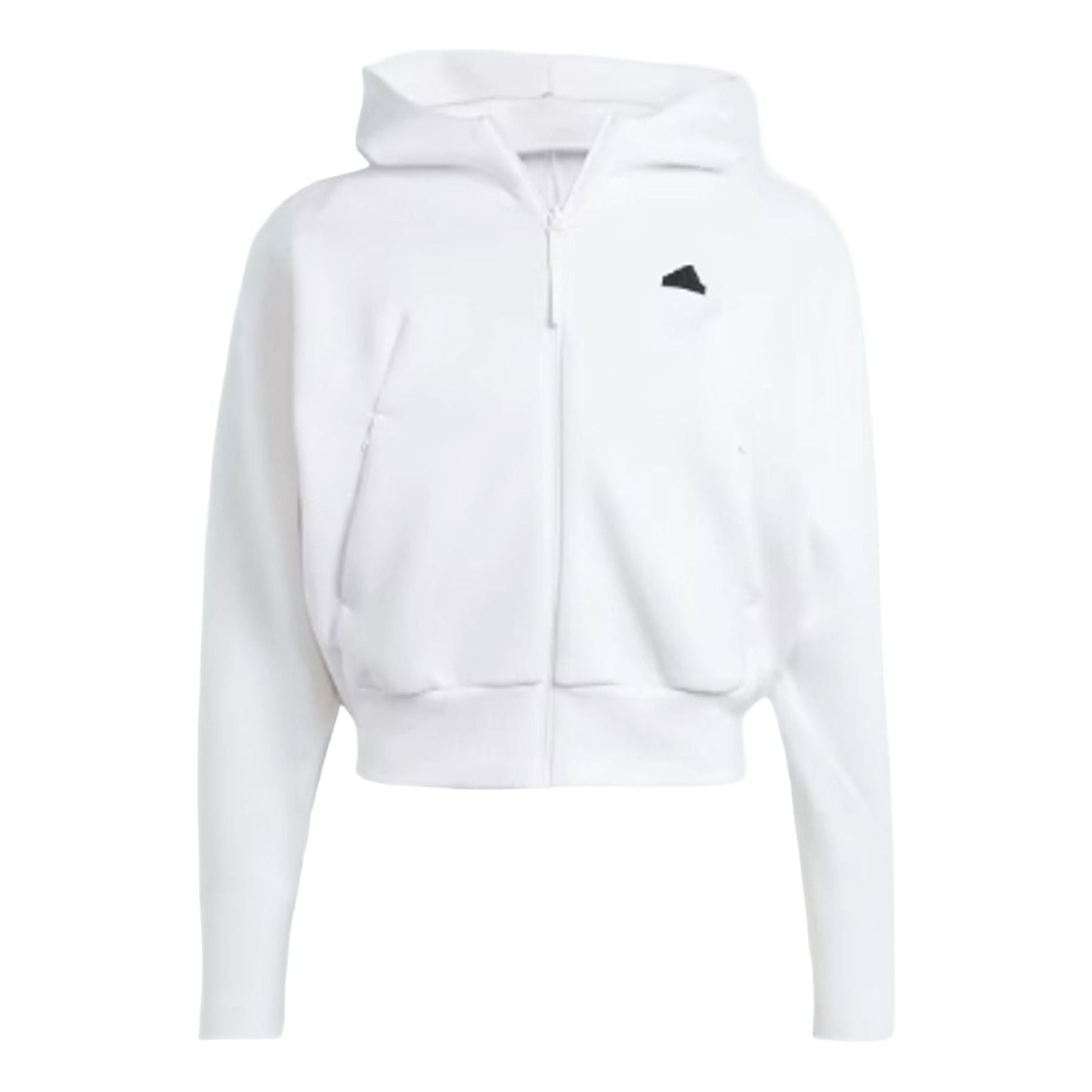 (WMNS) adidas Z.N.E. Full-Zip Hoodie Asia Sizing 'White' IN5133