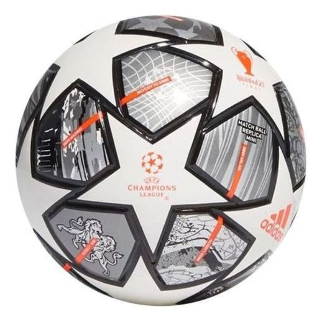 adidas Finale 21 20th Anniversary UCL Mini Ball 'White Black Orange'' GK3479
