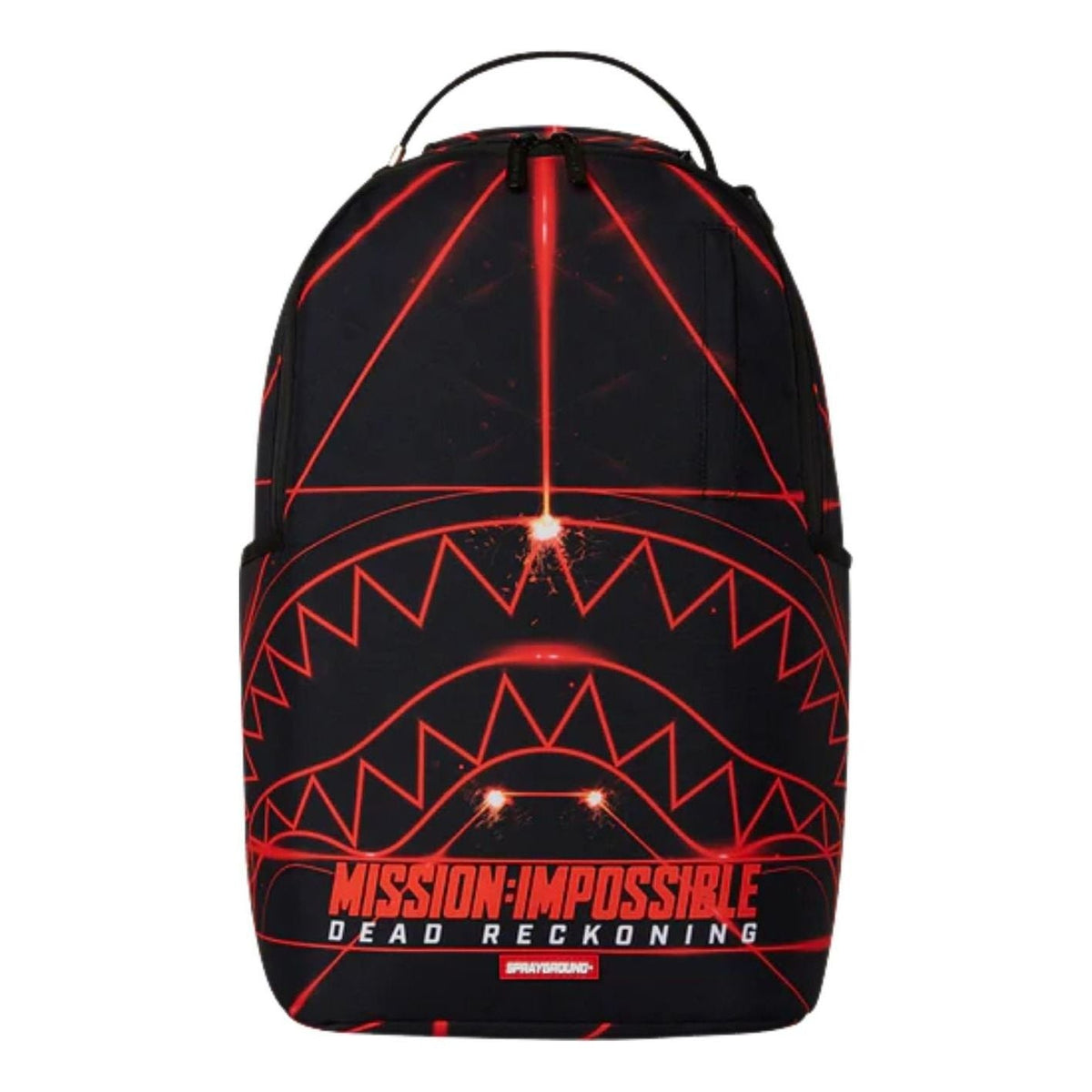 Sprayground Mission Impossible Heist Laser Shark Backpack 'Black Red' G5205-64