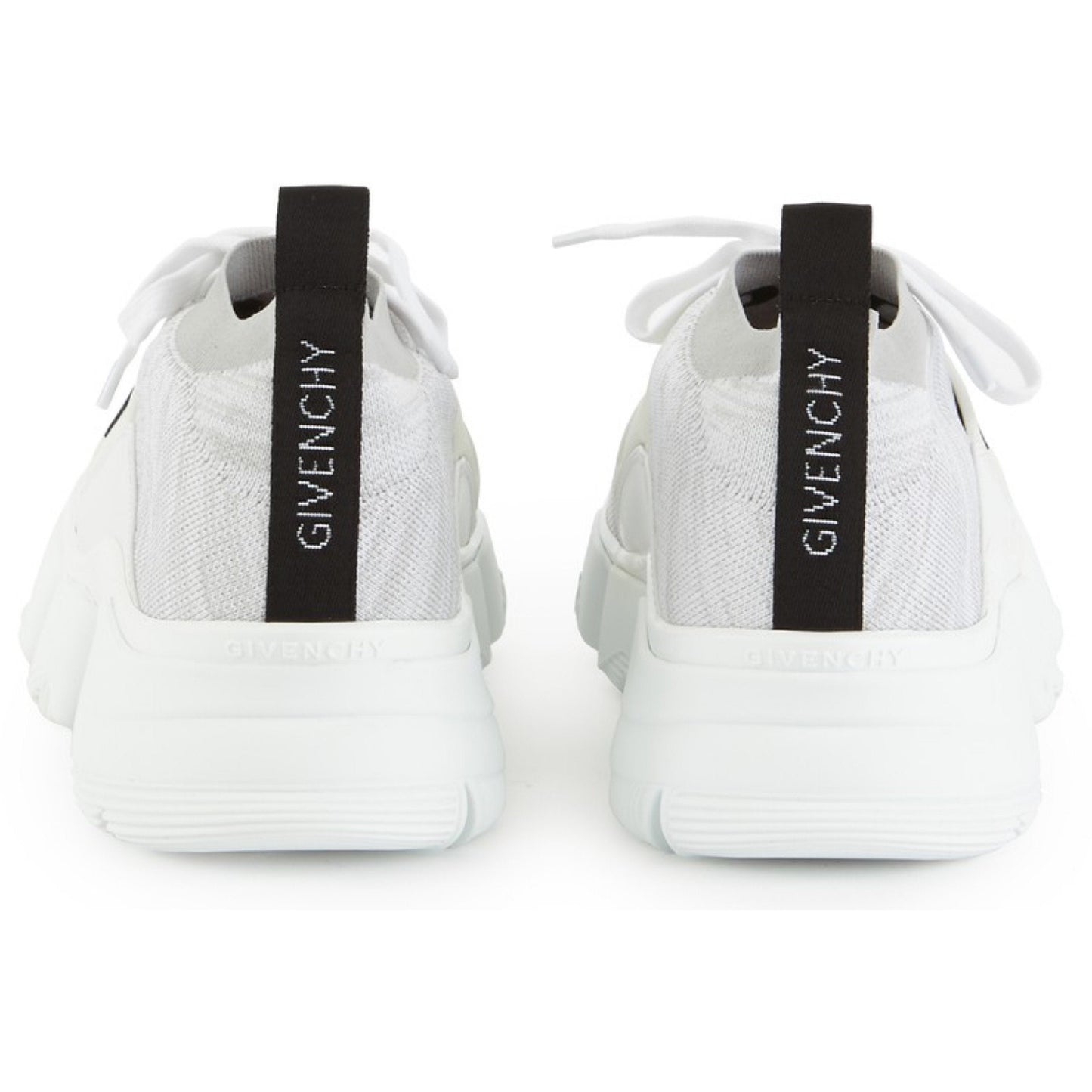 Givenchy White & Grey Sock Sneakers