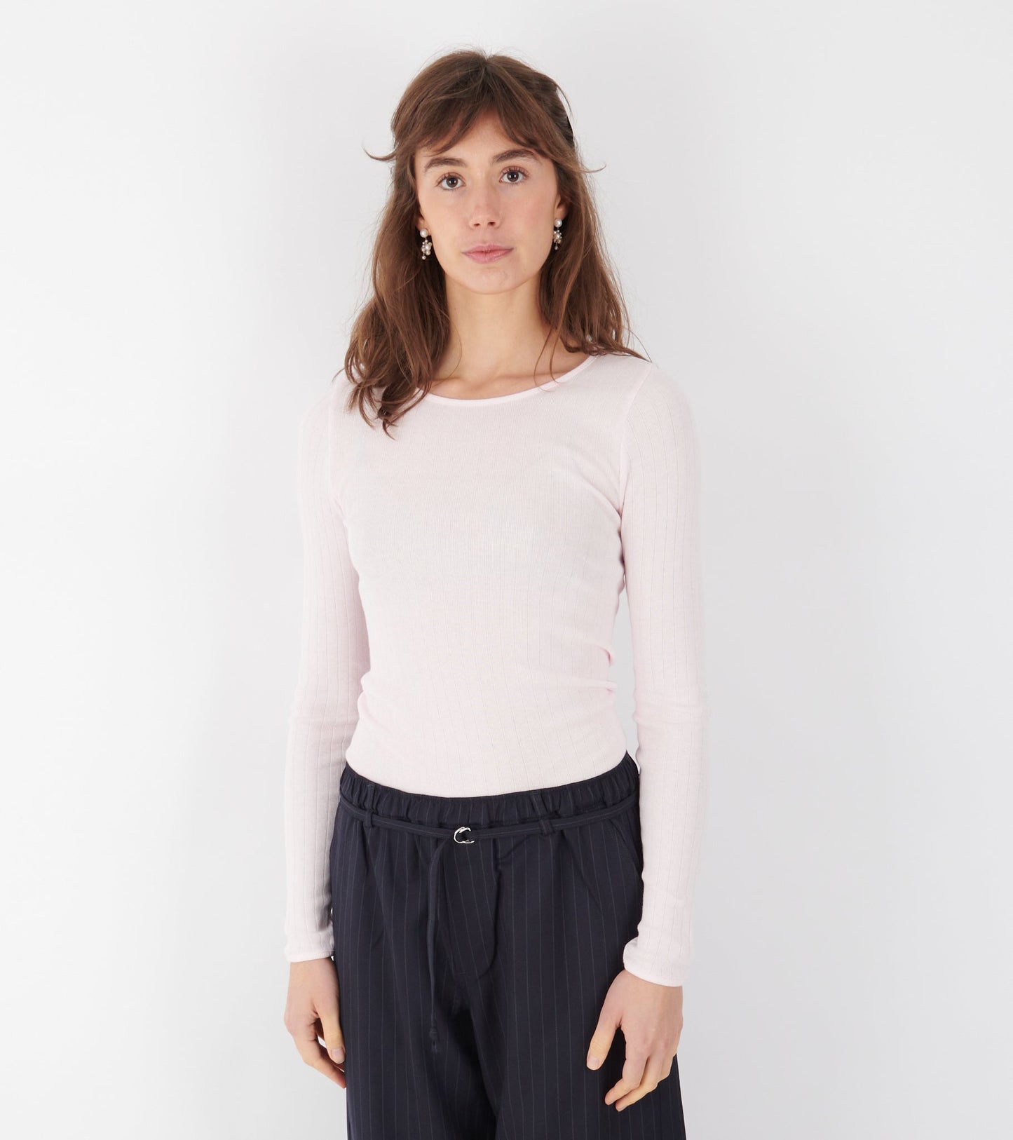 101 Rib Solid Colour Rose