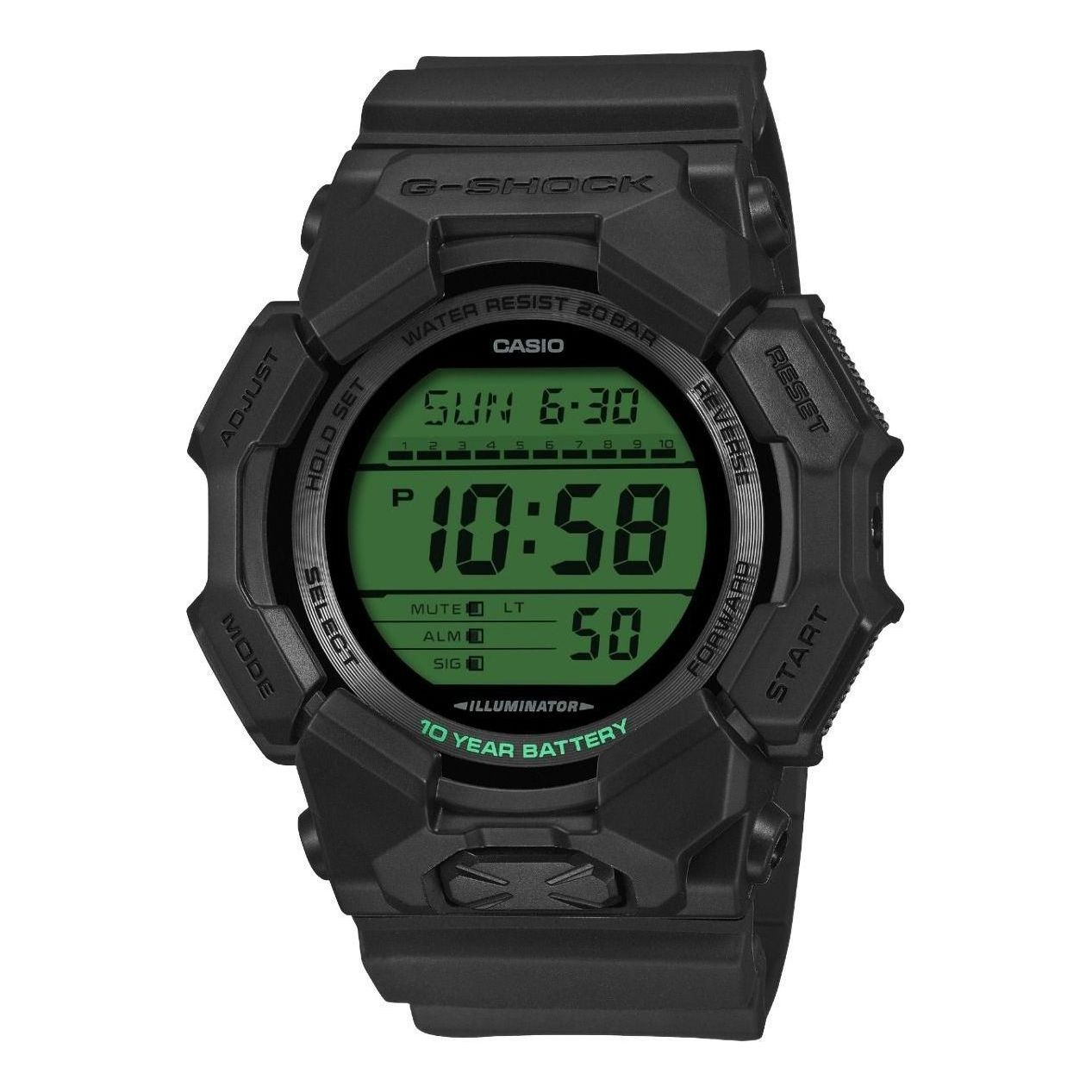 CASIO G-Shock GD-010 Series Digital 'Black Green' GD-010BEG-1