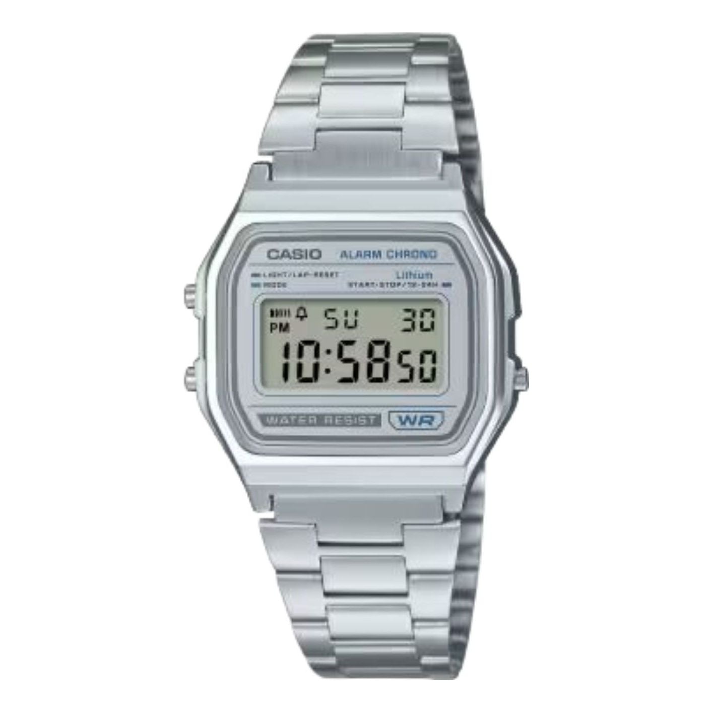 CASIO Vintage A158 Series 'Silver' A158WEA-7