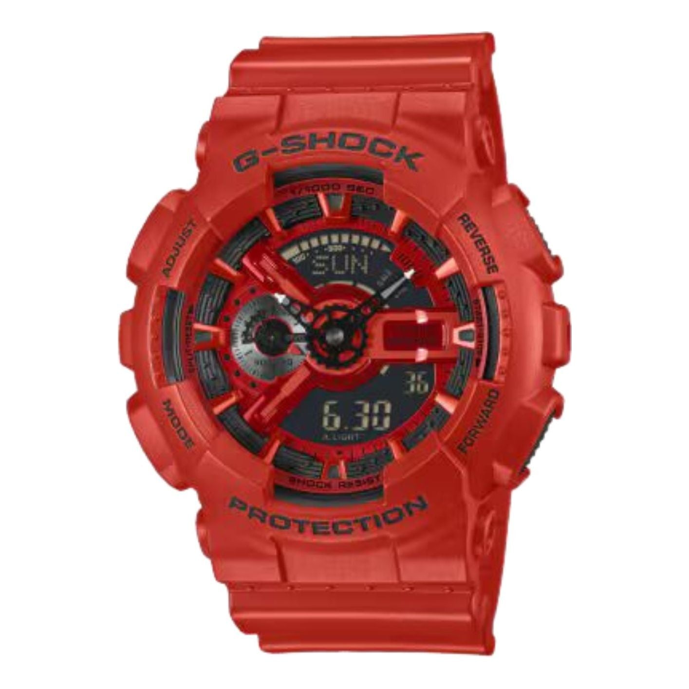 CASIO G-Shock 110 Series Analog-Digital 'Red' GA-110RRB-4A
