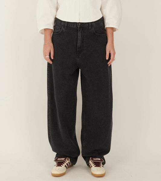 W Brandon Pant Stone Washed Black