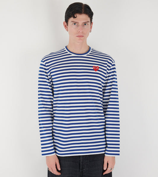 U Striped LS T-shirt Blue
