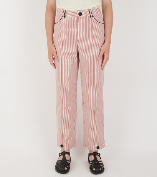 Emma Pants Red/White Stripe