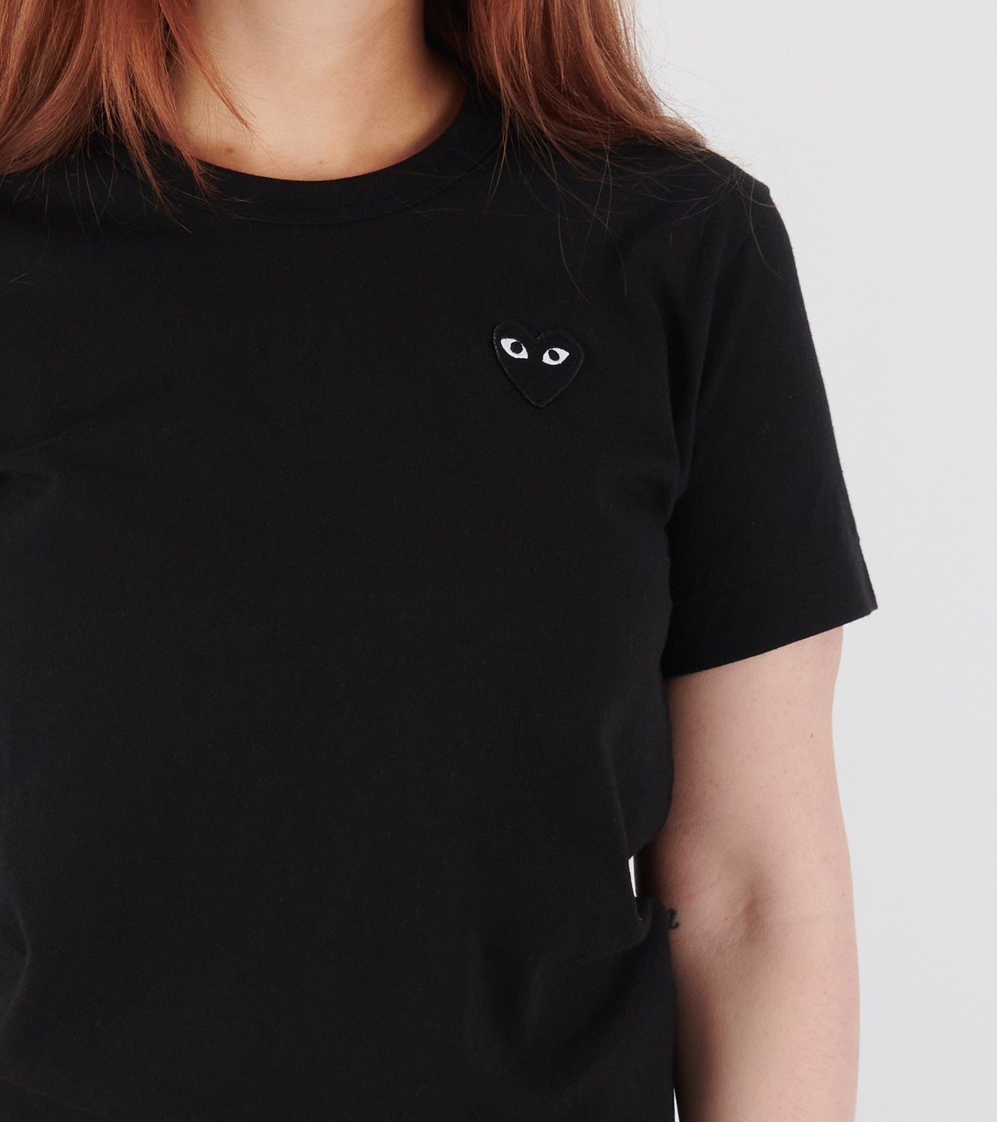 U Black Heart T-shirt Black