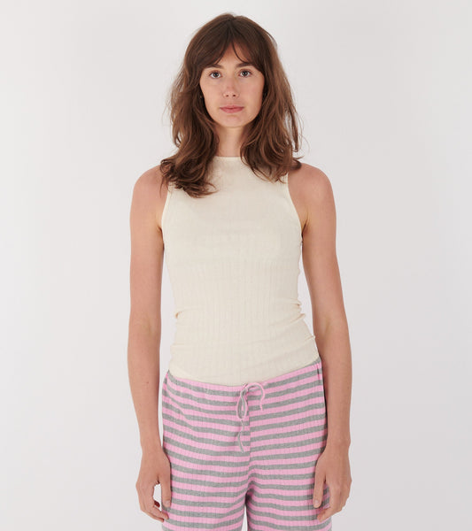 101 Tank Top Ecru