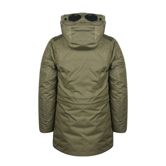 Kids CP Company Khaki Goggle Down Jacket