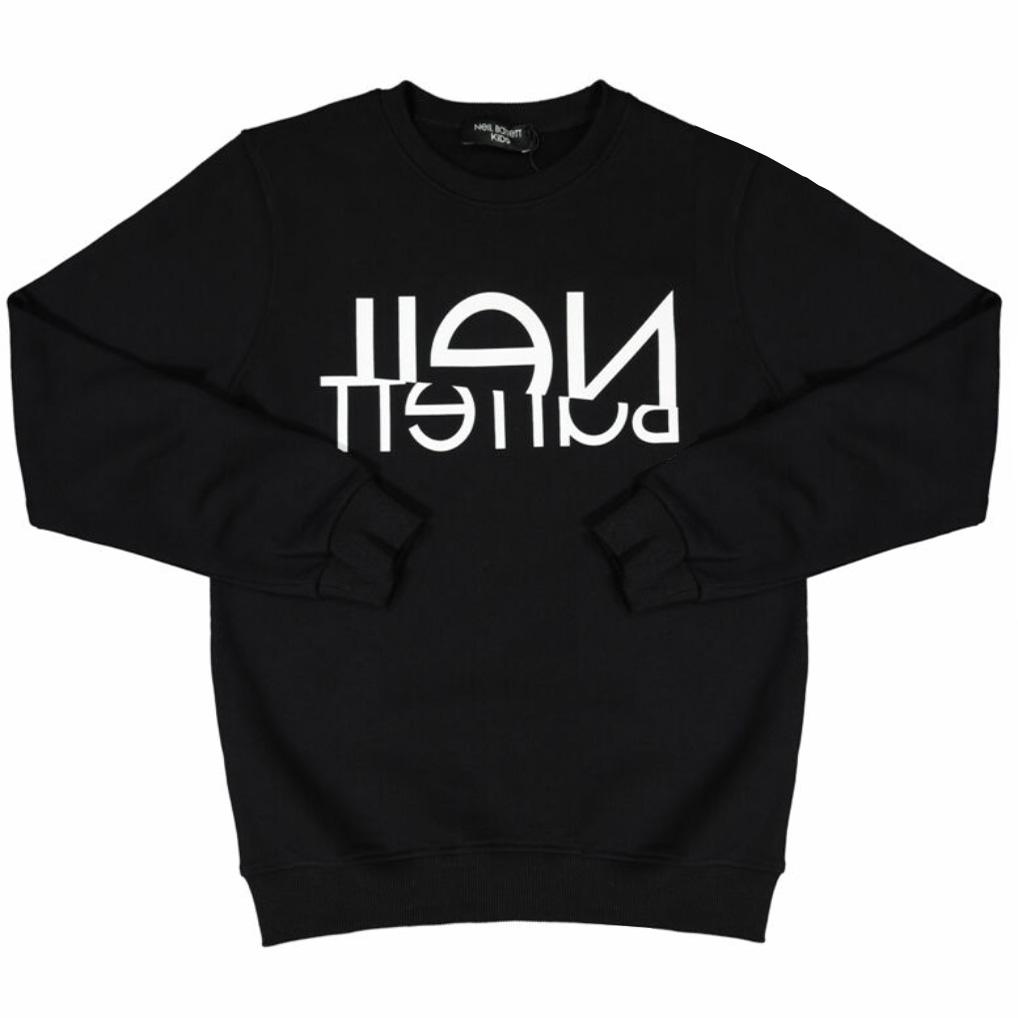 Kids Neil Barrett Black Logo Sweatshirt