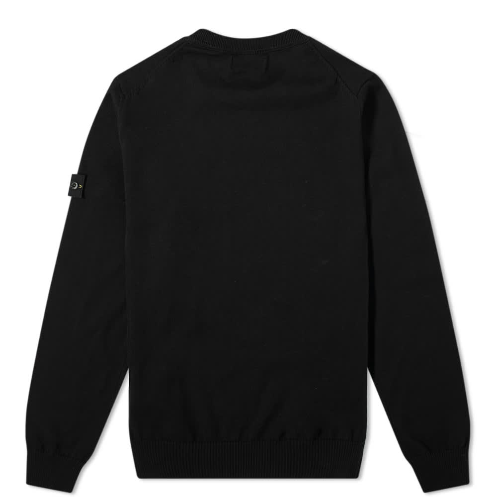Stone Island Junior Black Classic Crewneck