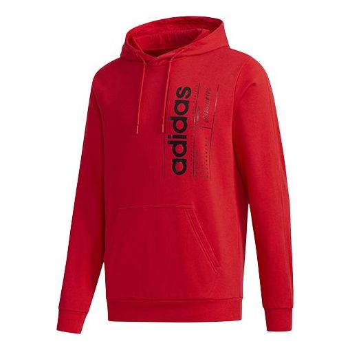 Men's adidas Casual Sports Pullover Red FQ7993