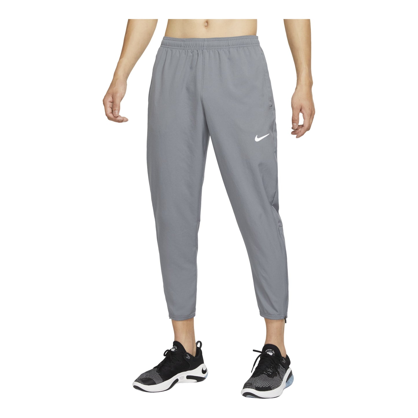 Nike Dri-FIT Challenger logo Sports Woven Running Long Pants Gray DD4895-084