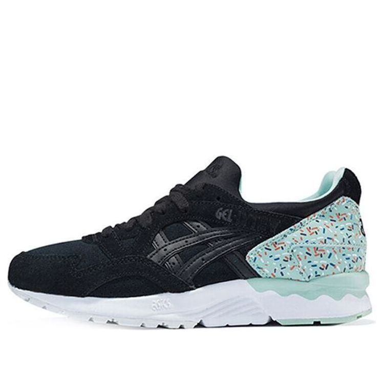 (WMNS) ASICS Gel Lyte 5 'Black Green Sprinkles' H7Z9L-9090