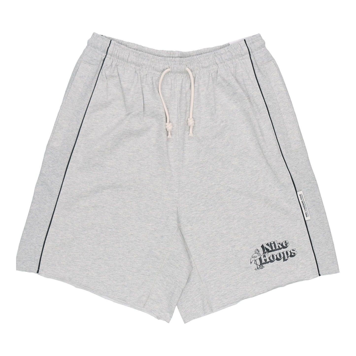 Nike Solid Color Lacing Elastic Breathable Sports Shorts Gray DH7384-050