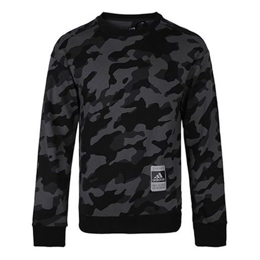 adidas U2 Gfx Cs Lng Sweatshirt 'Black Grey' FJ0168