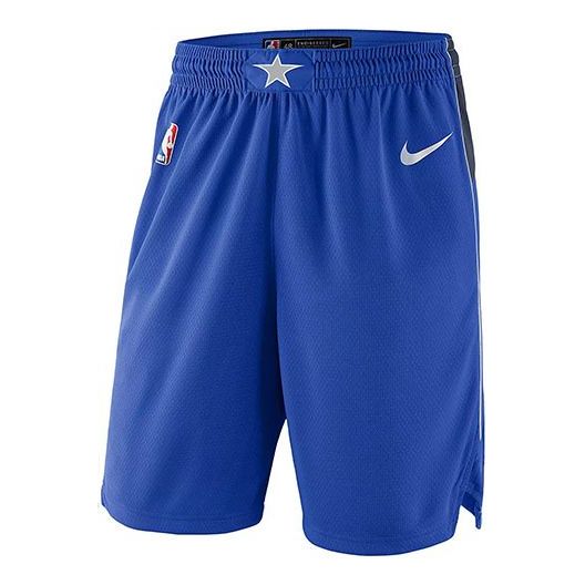 Men's Nike Lone Ranger Team Logo Basketball Sports Shorts Blue AJ5599-480