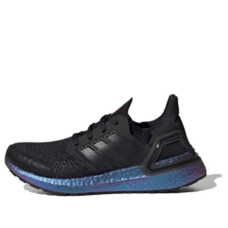 (GS) adidas x ISS US National Lab Ultraboost 20 'Core Black Boost Blue Violet' EG4807