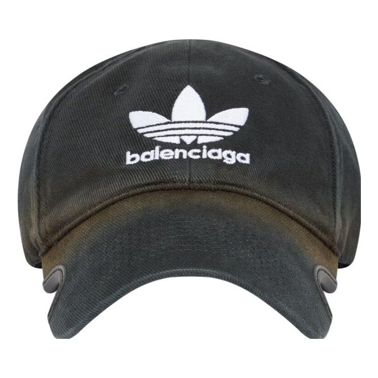 Balenciaga x adidas Trefoil Balenciaga Logo Cap 'Black White' 723749410B21077