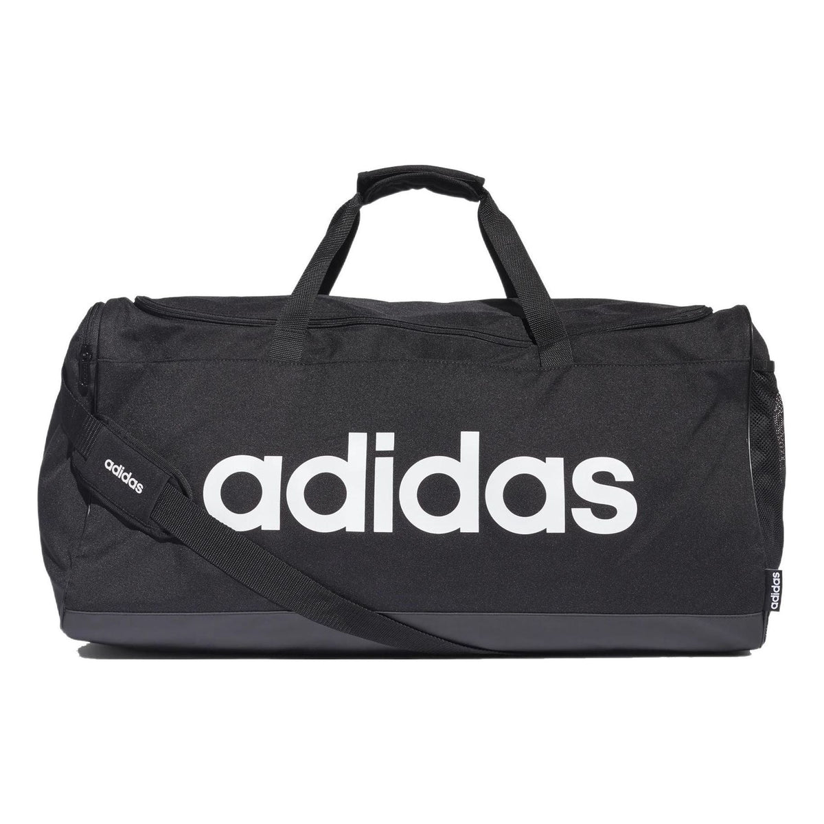 adidas Linear Logo Duffel Bag Large 'Black White' FM2400