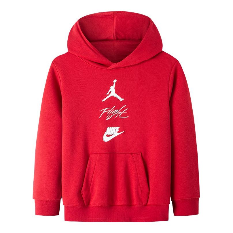 (PS) Air Jordan Logo Flight Hoodie 'Red' JD2212113PS-002