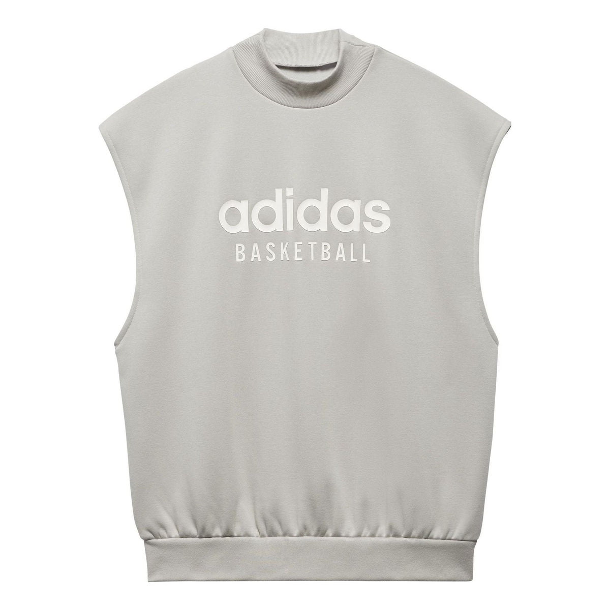 adidas Basketball Sleeveless Sweatshirt 'Grey' IA3416