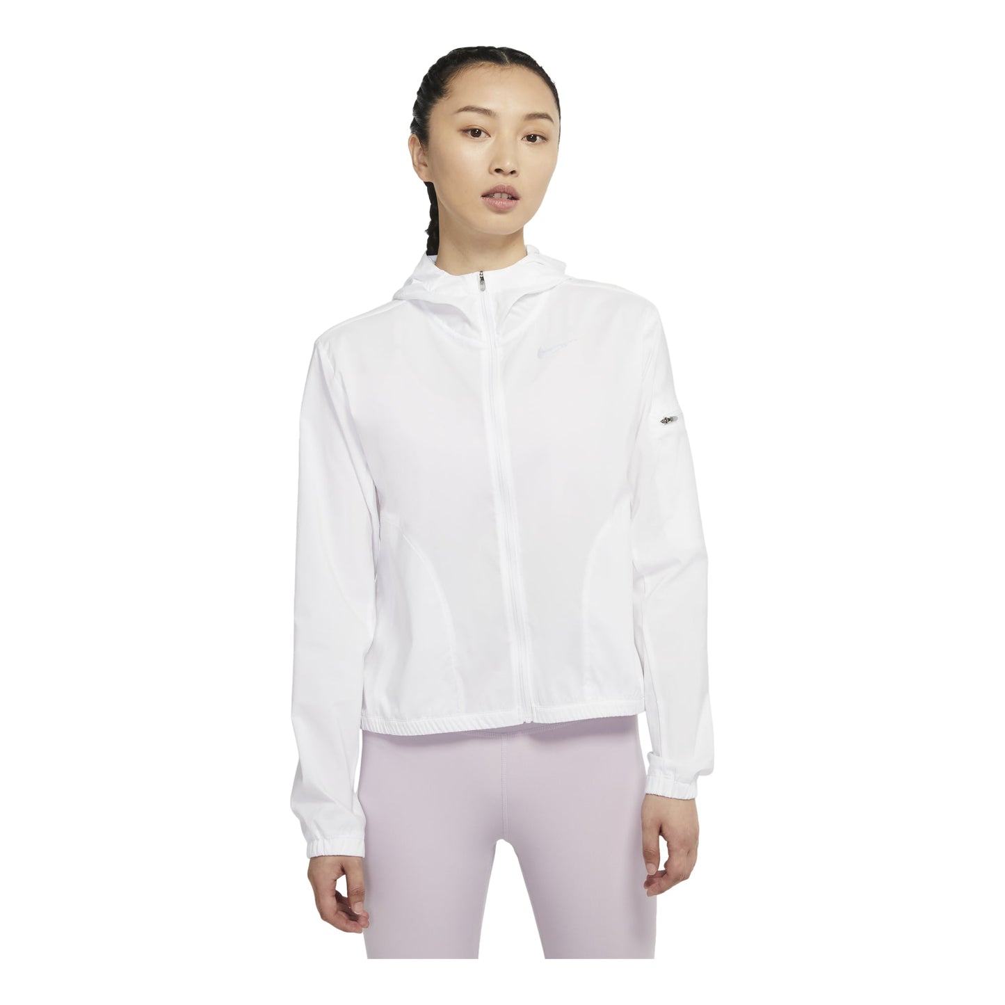 (WMNS) Nike Small Label Solid Color Hooded Jacket White DH1991-100