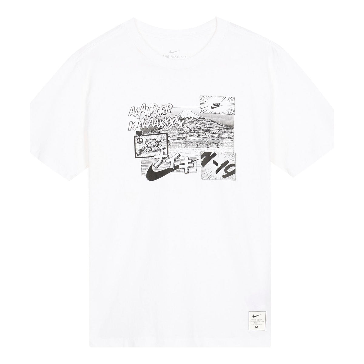Nike Men's Sportswear Nike Air Max Comic Print Short Sleeve White BV7584-100