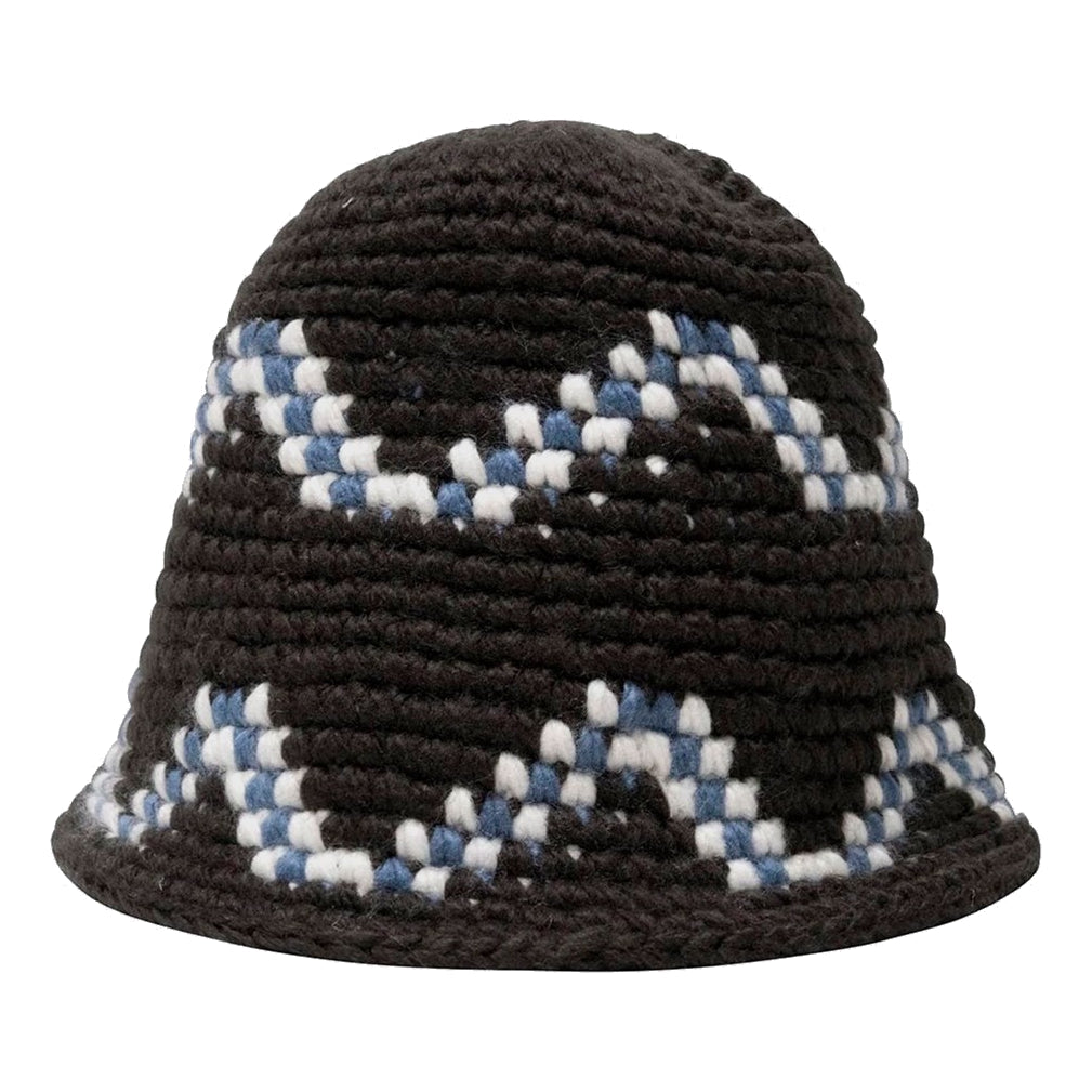 Stussy Giza Knit Bucket Hat 'Black' 1321036_BLAC_1_900X