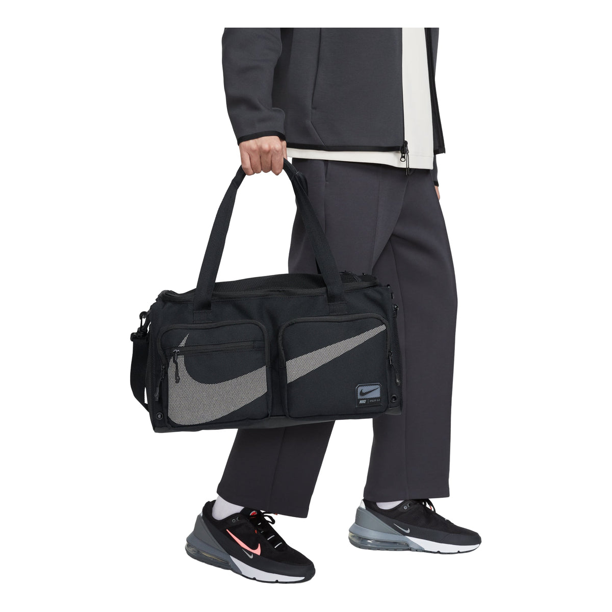 Nike Utility Power 2.0 Duffel Bag 31L 'Black Dark Smoke Grey' HF0654-010