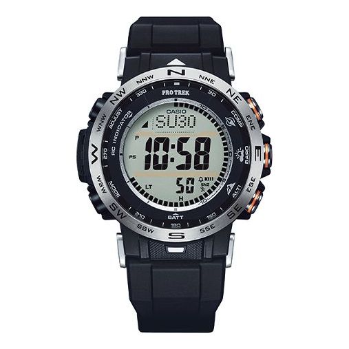 CASIO Solar Powered Sports Mens Black Digital PRW-30-1AJF