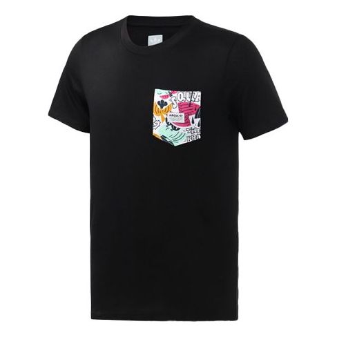adidas originals Walker Pkt Pocket Short Sleeve Black DU8340