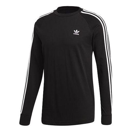 adidas originals Classic Round Neck Cozy Long Sleeves Black DV1560