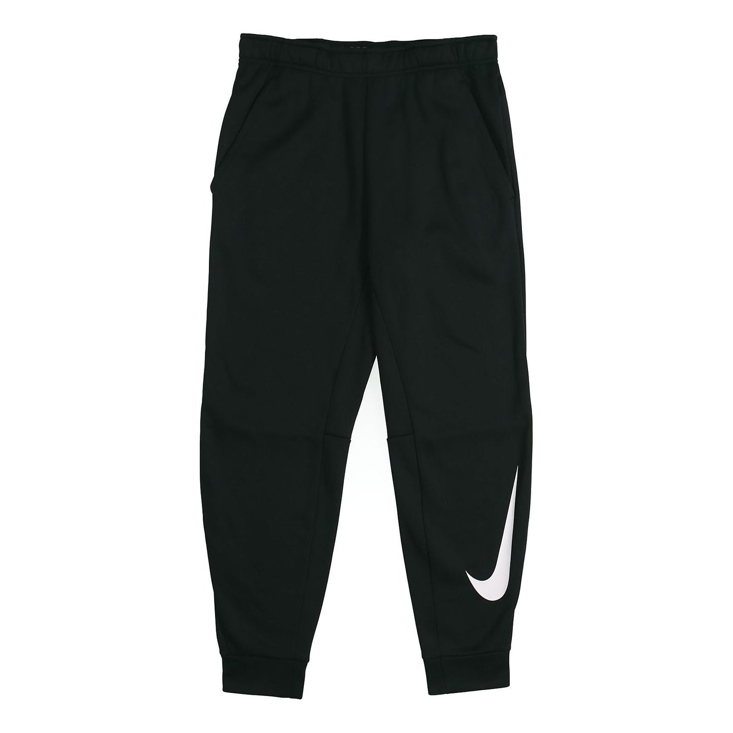 Nike Therma Tapered Swoosh Fleece Lined Sports Training Long Pants Black 932258-010