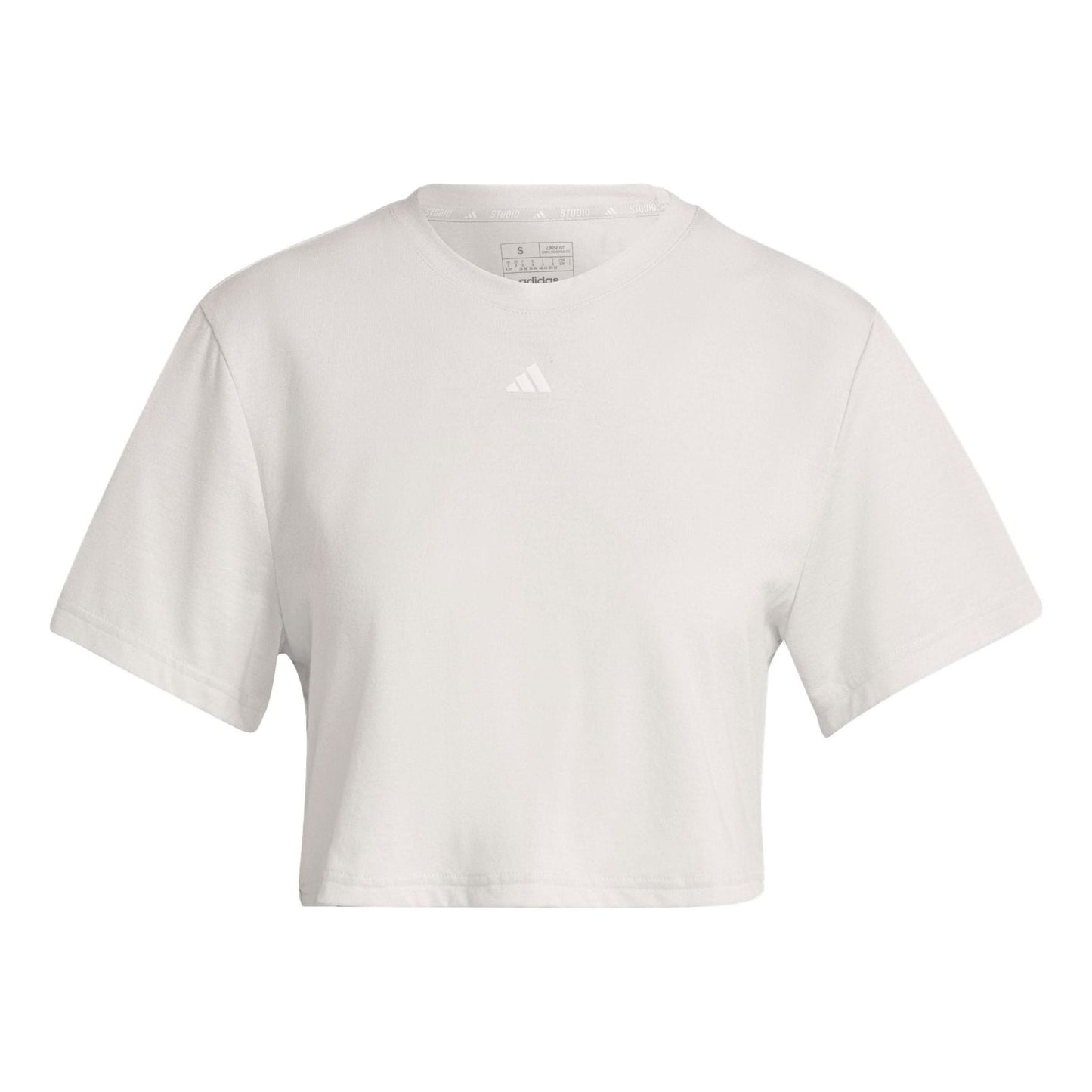 (WMNS) adidas Studio T-Shirt 'White' IB8565