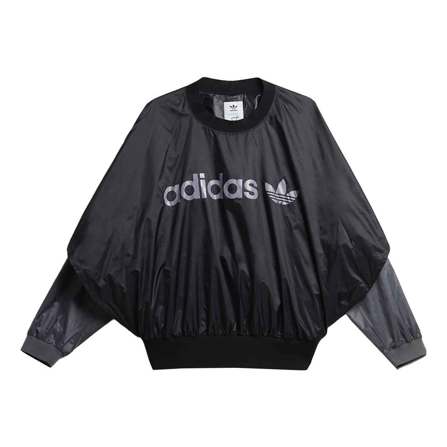adidas originals x HUMAN MADE Crossover Embroidered Logo Round Neck Sports Black GM4278