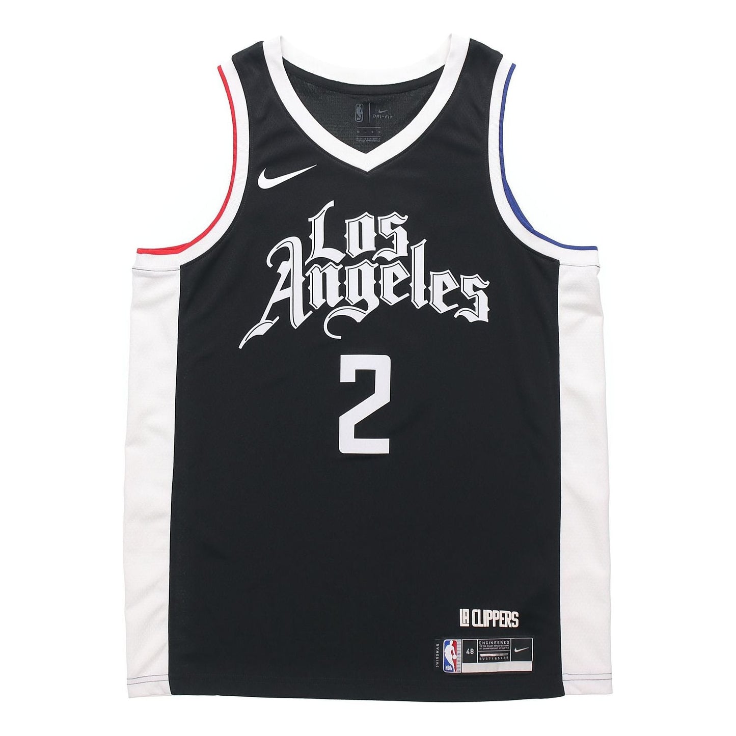 Nike NBA SW Fan Edition Los Angeles Clippers Leonard 2 Jersey 'Black' CN1735-017